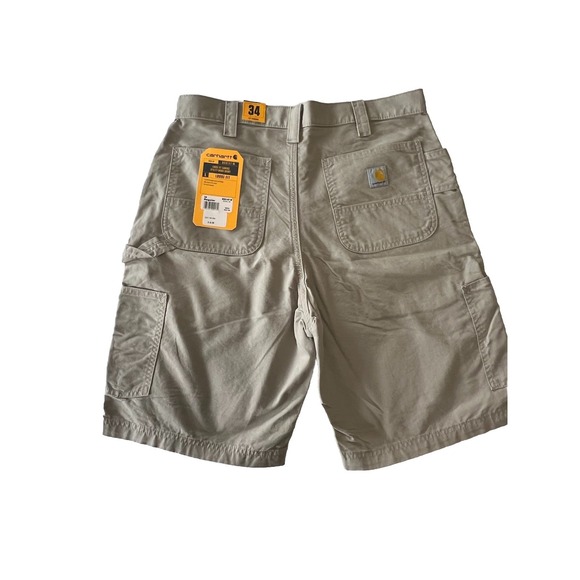 Carhartt 34 Regular Tan Khaki Shorts BS0147-M Loose Fit Utility Cargo NWT - Picture 5 of 8